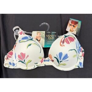 Vanity Fair Ego Boost bra Size 34B Style 2131101 Lunar garden print Underwire